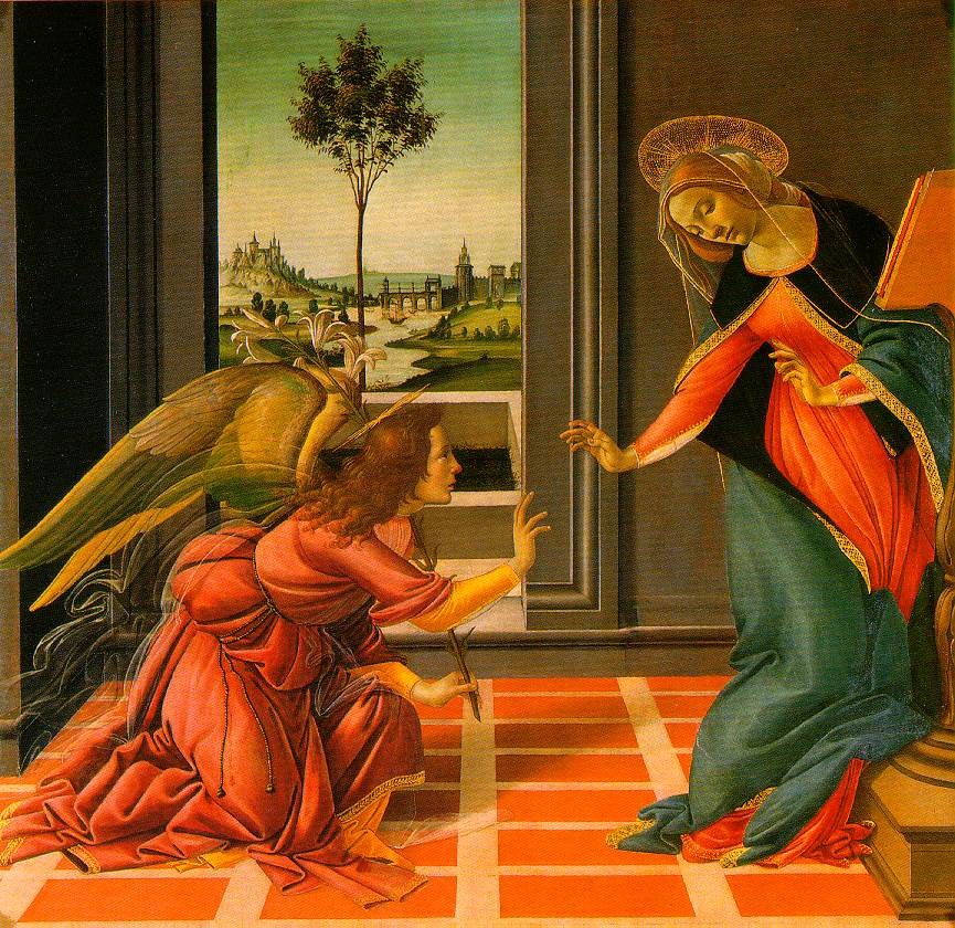 Sandro Botticelli The Cestello Annunciation